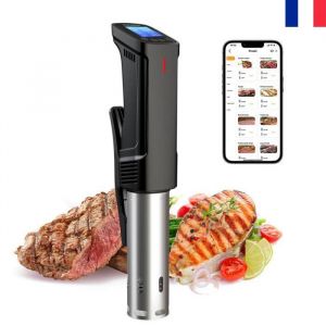 INKBIRD Cuiseur Basse Temperature Cuiseur Sous Vide WiFi Thermoplongeur Cooker 1000WCalculateur dImmersion Cuisini&egrave;re ISV-100W