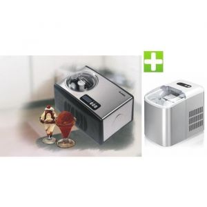 KLAISER W41 Turbine à glaces avec livre de 62 recettes et Machine à Glaçons KLAISER ICE KUBE 180