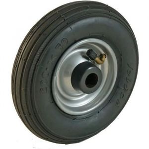 Roue gonflable - ROUES-ET-ROULETTES.COM - 200 x 50 mm - Corps en tôle - Charge 75 Kg
