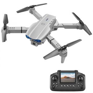 Drone avec Caméra Télécommande avec Ecran Quadcopter RC Pliable Drone pour Débutant Jouet pour Garçon Fille Cadeaux Noël Gris