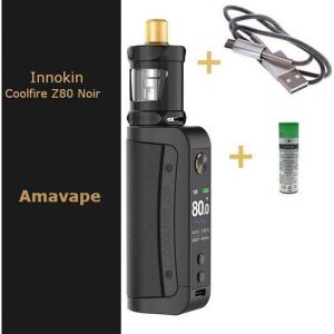 Kit Coolfire Z80 Noir + cable USB et batterie - AMAVAPE