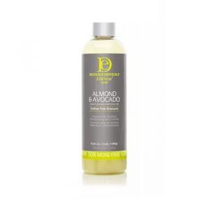 Design Essentials Natural Almond & Avocado Moisturizing Shampoo Shampoing hydratant démelant sans sulfates 365 g