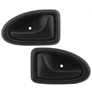 2 poign&eacute;es de porte pour Clio 2 Megane 1 Scenic 1 Trafic 2 Logan 1 Vivaro A et Primastar avant gauche + avant droite