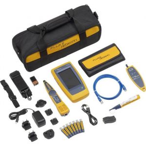 Fluke Networks LIQ-DUO-VFL-LFD-H6EU Testeur r&eacute;seau Adapt&eacute; pour (sp&eacute;cifications r&eacute;seau (CAT)): CAT 4 CAT 5 CAT 5e CAT
