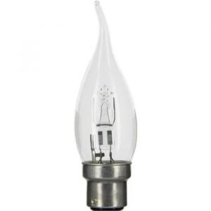 Ampoule Halog&egrave;ne Flamme coup de vent 42W B22 630Lm