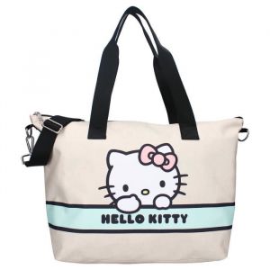 Sac Shopping - Hello Kitty - Take Me To The Party - Beige - Synthétique - Femme - A4