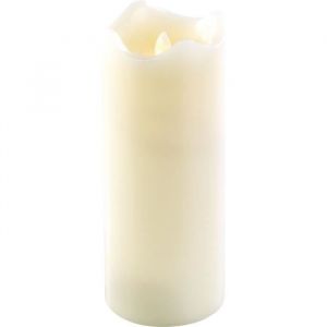 Bougie &agrave; LED - BRITESTA - Grand mod&egrave;le - Cire v&eacute;ritable - Effet scintillant - Int&eacute;rieur