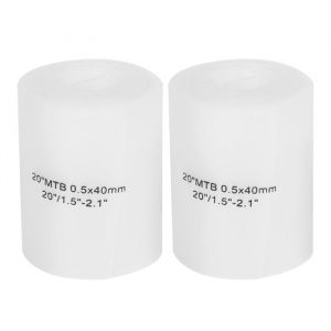 2 PCS Blanc Polyur&eacute;thane 20 Pouce V&eacute;lo Pneu Doublure Anti-Crevaison Ceinture Protection Des Pneus Pad Montagne Route V&eacute;lo