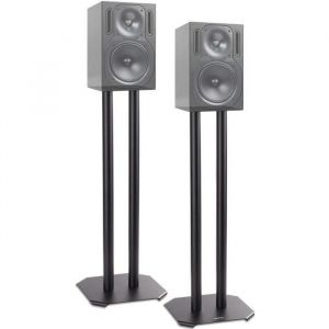 Duronic SPS1022 /60 Paire de Pieds dEnceintes - 60 cm de Hauteur - Lestable avec du Sable - C&ocirc;nes pour r&eacute;duire Vibrations -