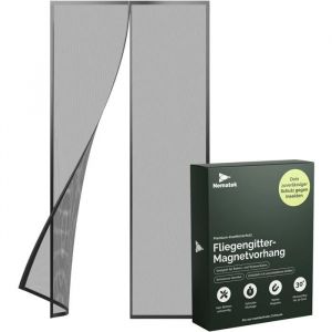 Moustiquaire porte fenetre 90 x 200 cm- Rideau moustiquaire pour porte fenetre - Porte moustiquaire - Moustiquaire porte-fen&ecirc;tre