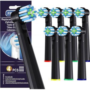 Brossettes Compatible Avec Oral B Brosse A Dent Electrique 8 Tete Brosse A Dent Compatible Avec Oral B Modèles Vitality Pro 3 (
