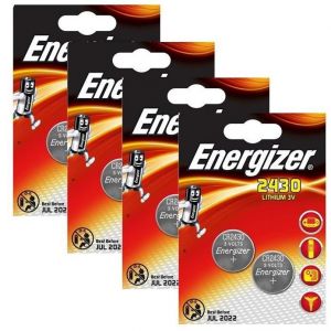 8 x Energizer CR2430 batterie Lithium pile à pile 2430 DL2430 K2430L ECR2430