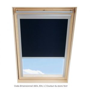 Store occultant SOLSTRO Noir compatible avec VELUX GGL M04 GGL 304  GGL 1 GGU M04 GHL M04 GHL 304 GHL 1