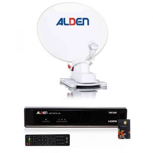 Pack ALDEN Onelight Parabole Automatique 65cm + R&eacute;cepteur satellite SATMATIC HD TNTSAT