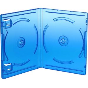 Boîtier double pour jeux - EasyPack - PS4/PS5 - Couleur bleu - Protection - 2 jeux