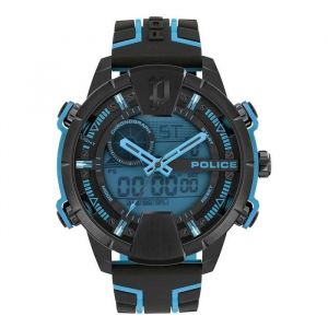 Montre - Police - Pewjp2110202 - Acier inoxydable - Silicone - Double affichage