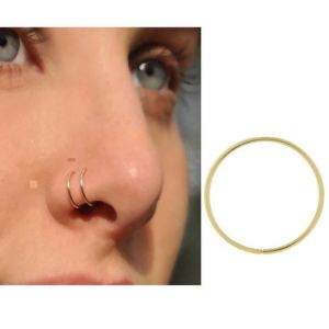 Piercing Nombril KODY PIERCING Or 14 Carats Jaune/Blanc/Rose Fleur Zircon Cubique 14G 11 mm - Bijou Ventre Femme