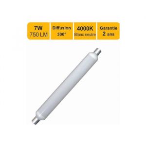 Tube LED linolite salle de bain S19 7W (Equiv. 50W) 750 LM 4000K - garantie 5ans