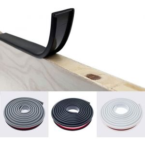 2M Noir Forme de U 16MM Bande de Chant en AdhesivePas de Thermocollant Chêne Chant Plan de Travail Bande de Garniture