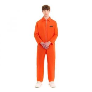 D&eacute;guisement - D&eacute;guisement de prisonnier orange - Homme - Maillot une pi&egrave;ce - Polyester