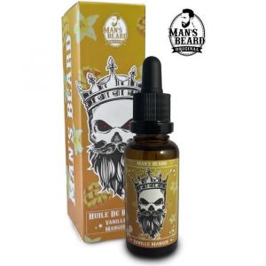 Mans Beard - Huile de Barbe parfumée - Vanille / Mangue - 30ml