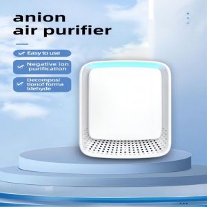 Purificateur dair ionique portable d&eacute;sodorisant compact pour maison bureau et animaux assainisseur anti-odeurs efficace