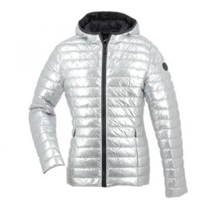 Doudoune Jott CARLA Junior - Argent - Col capuche - Manches longues - Fermeture à glissière