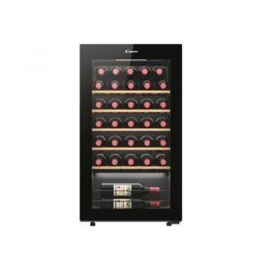 Cave &agrave; vins - HAIER - CWC034 - Noir - Eclairage int&eacute;rieur - Pose libre - Porte vitr&eacute;e