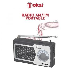 Radio portable - TOKAI - AM/FM - Prise écouteurs - Antenne externe - 2 piles LR03 AAA