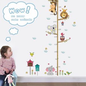 Sticker Muraux Animaux,Stickers Chambre Enfant,Stickers Jungle Chambre Enfant,Chambre Enfants Bébé Salon Décoration Murale