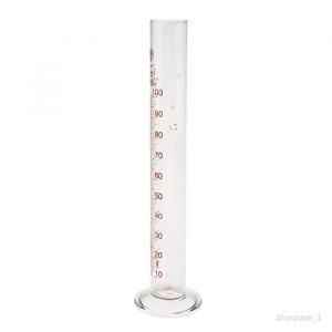 100ml/250ml/500ml Eprouvette Gradu&eacute;e Professionnel Mesureur Cylindre en Verre Laboratoire Chimie 100 ml Sharplace