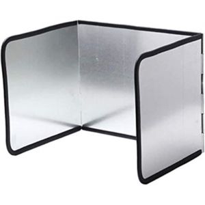Plaque Anti Projections de Cuisson PliableProtection anti-&eacute;claboussures de graisse pour po&ecirc;leAnti-&eacute;claboussures &agrave; 3 c&ocirc;t&eacute;s