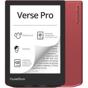 Liseuse &Eacute;lectronique - PocketBook - VersePro PB634 - &Eacute;cran 6 pouces - Bluetooth - IPX8