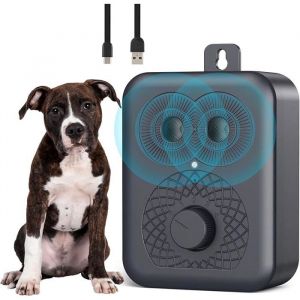 &Eacute;ducateur Canin Ultrason Sans Collier - R&eacute;duction des Aboiements par Association Sonore Multicolore COLLIER ANTI-ABOIEMENT