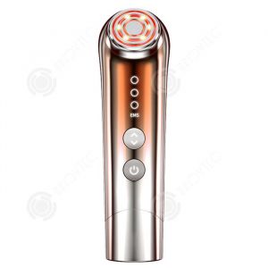 INN Electrostimulateur Visage Instrument de beauté ems sans fil 85w 850mah 2mhz lumière rouge 630 nm micro-courant liftant visage