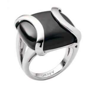 Bague - DKNY - JEWELRY ESSENTIAL NJ1676040503 - Acier inoxydable - Argent&eacute; - Femme