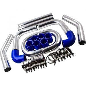 2.5 64mm Aluminum Turbo Intercooler Turbo Piping pipe Universel Pour AUDI VW Peugeot Renault BMW