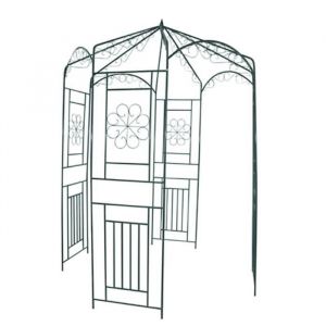 HOT&bull;2095 Vo&ucirc;te de jardin Gloriette 250 cm Noir Haut de gamme