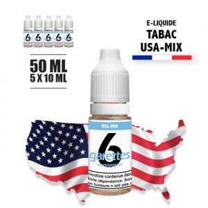 E-liquide 50ML saveur TABAC USA MIX avec 3MG de nicotine (e-liquide id : PROD778) - (5x10ML)