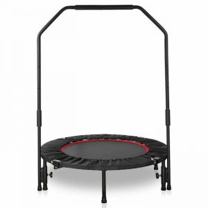 Femor Trampoline Fitness Pliable T-Bar 101 cm，Trampoline de fitness certifié TUV intérieur / extérieurréglable en hauteur