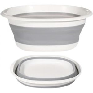 Bassine Pliable Bassine Retractable Lavabo Pliable Bassine Bol Pliable Portable Peu Encombrant pour Laver Les Légumes