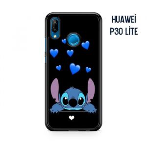 Coque de t&eacute;l&eacute;phone - Coque en Folie - Compatible Huawei P30 Lite Stitch Disney Lilo et Stitch Olaf Ref 2224