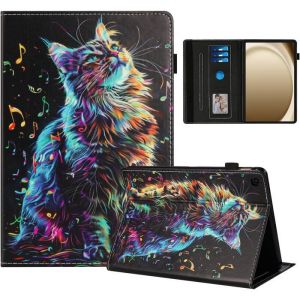 Coque Pour Samsung Galaxy Tab A9 Plus Impression Graphique Housse En Tablette Cuir Pu Protection Pour Samsung Galaxy Tab A9 Plus 11