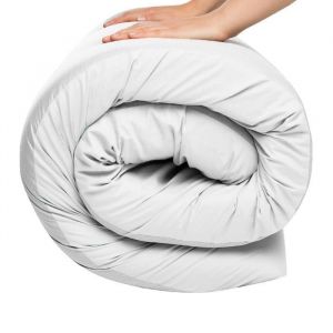Matelas en Mousse Multifonctionnel - 70x180 cm epaisseur 8 cm - Tapis Haute densité avec Housse - Idéal pour Le Camping et