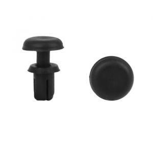 Rivet v&eacute;hicule SOURCING MAP 30pcs 4mm Rivet en Plastique Noir Type pousser Clip de Fixation de retenue de Panneau pour Voiture