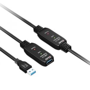 Rallonge active USB 3.2 Gen1 - Club 3D - CAC-1405 - 10 m - Mâle/B - 28AWG
