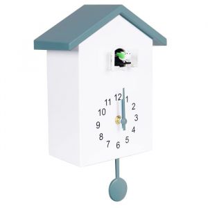 Horloge Nordique avec Fonction Coucou – Loiseau sort de la fenêtre pour indiquer lheure.