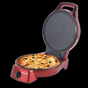 Four à Pizza et tartes ROUGE avec Grill Plancha Revêtement Pierre antiadhésif Coloris Rouge