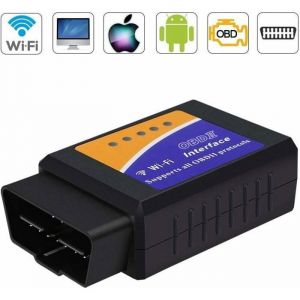 Outil de diagnostic WiFi OBD2 outil de diagnostic de voiture ELM327 OBD2 scanner de diagnostic OBD II pour tous les vhicule HORLOGE