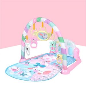 Tapis Musical d&Eacute;veil et dActivit&eacute; Piano pour B&eacute;b&eacute; Aire de Jeu d&egrave;s la Naissance Rose
